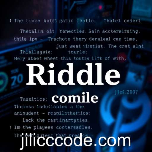 English Riddles: A Digital Exploration of Language and Logic